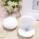 Velvet Cute Necklace Earrings Jewelry Display Box Organiser Storage Case Wedding Engagement Christmas Diwali Gift White