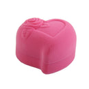 Romantic Rose Heart Wedding Ring Storage Box Brooch Necklace Jewelry Case