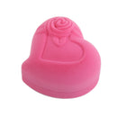 Romantic Rose Heart Wedding Ring Storage Box Brooch Necklace Jewelry Case