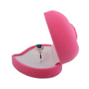 Romantic Rose Heart Wedding Ring Storage Box Brooch Necklace Jewelry Case