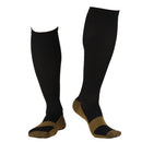 1 Pair of Unisex Nylon Copper Anti-Fatigue Compression Support Socks XL/XXL Black