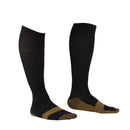 1 Pair of Unisex Nylon Copper Anti-Fatigue Compression Support Socks XL/XXL Black