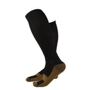 1 Pair of Unisex Nylon Copper Anti-Fatigue Compression Support Socks XL/XXL Black