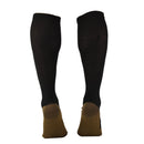 1 Pair of Unisex Nylon Copper Anti-Fatigue Compression Support Socks XL/XXL Black