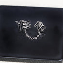 Womens Fashionable Jewelry Letter of Yes or No Ear Stud Wrap Cuff Clip Earring Chain Ear Stud