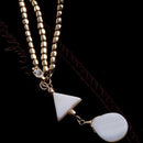 Women Fashionable Forehead Chain Pendant Headpice Headwear Head Decor Hair Accessories Gold