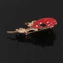 Women Girls Ladies Fashionable Rhinestone Brooch Pin Lovers Family Co-workers Gift Supplies