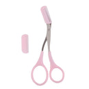 Women Eyebrow Trimmer Comb Eyelash Hair Scissors Cutter Remover Makeup Tool