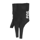Professional Billiards Left Hand 3 Fingers Stretchable Gloves Snooker Pool Cue Shooters Glove Black