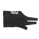 Professional Billiards Left Hand 3 Fingers Stretchable Gloves Snooker Pool Cue Shooters Glove Black