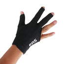 Professional Billiards Right Hand 3 Fingers Stretchable Gloves Snooker Pool Cue Shooters Glove Black