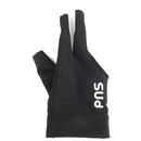 Professional Billiards Right Hand 3 Fingers Stretchable Gloves Snooker Pool Cue Shooters Glove Black