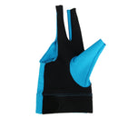 Professional Billiards Right Hand 3 Fingers Stretchable Gloves Snooker Pool Cue Shooters Glove Blue