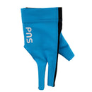 Professional Billiards Right Hand 3 Fingers Stretchable Gloves Snooker Pool Cue Shooters Glove Blue