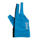 Professional Billiards Right Hand 3 Fingers Stretchable Gloves Snooker Pool Cue Shooters Glove Blue