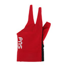 Professional Billiards Left Hand 3 Fingers Stretchable Gloves Snooker Pool Cue Shooters Glove Red