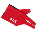 Professional Billiards Right Hand 3 Fingers Stretchable Gloves Snooker Pool Cue Shooters Glove Red