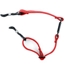 Sunglasses Eyeglass Spectacles Elastic Adjustable Length Strap Cord Lanyard Holder Chain for Outdoor Sports Jogging Cycling Red