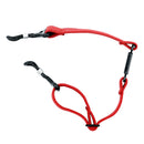 Sunglasses Eyeglass Spectacles Elastic Adjustable Length Strap Cord Lanyard Holder Chain for Outdoor Sports Jogging Cycling Red