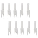 Archery Hunting Archery Plastic Nocks Compatible for Compound Recurve Bow Size G White Pack of 10PCS