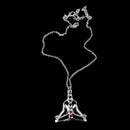 Novelty Buddha yoga meditation crystal Pendant Statement Necklace Chain Unique Gifts Women