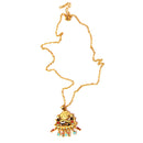 Ancient Egypt Jewelry the Eye of Horus Pendant Necklace Cobra Pharaoh Goodness Chain Vintage