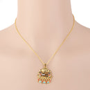 Ancient Egypt Jewelry the Eye of Horus Pendant Necklace Cobra Pharaoh Goodness Chain Vintage