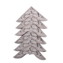 6Pcs Blouse Shirt Metallic Metal Pointed Collar Clips Wing Tips Silver