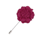 Handmade Men Flower Brooch Pin Lapel Boutonniere Stick T-Shirt Decor Rose
