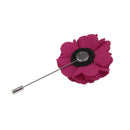 Handmade Men Flower Brooch Pin Lapel Boutonniere Stick T-Shirt Decor Rose