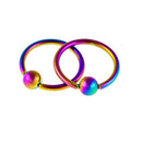 4 Pairs 16G Captive Bead Closure  Hoop Earring Tragus Helix Jewelry