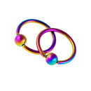 4 Pairs 16G Captive Bead Closure  Hoop Earring Tragus Helix Jewelry