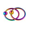 4 Pairs 16G Captive Bead Closure  Hoop Earring Tragus Helix Jewelry