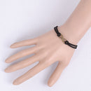 Antique Bronze Figure 8 Shape Charm Velvet Choker Necklace Retro Jewelry
