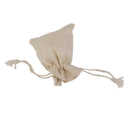 10 x Linen Jute Sack Jewelry Pouch Drawstring Gift Bags Favor Wedding Khaki