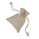 10 x Linen Jute Sack Jewelry Pouch Drawstring Gift Bags Favor Wedding Khaki