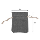 Pack Of 10 Hessian Burlap Linen Jute Retro Wedding Drawstring Pouch Gift Bag