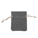 Pack Of 10 Hessian Burlap Linen Jute Retro Wedding Drawstring Pouch Gift Bag