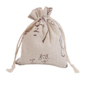 10Pcs Linen Jute Sack Jewelry Pouch Drawstring Gift Bags Holder Wedding