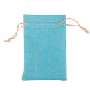 10Pcs Linen Jute Sack Jewelry Pouch Drawstring Gift Bags Wedding Favour