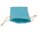 10Pcs Linen Jute Sack Jewelry Pouch Drawstring Gift Bags Wedding Favour