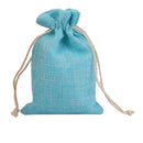 10Pcs Linen Jute Sack Jewelry Pouch Drawstring Gift Bags Wedding Favour