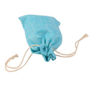 10Pcs Linen Jute Sack Jewelry Pouch Drawstring Gift Bags Wedding Favour