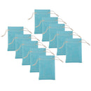 10Pcs Linen Jute Sack Jewelry Pouch Drawstring Gift Bags Wedding Favour