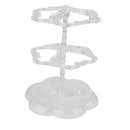 Plastic Crystal Transparent Earrings Jewelry Display Holder