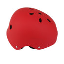 Bike Cycling Scooter Ski Skate Skateboard Protector Helmet -Frosted Red L