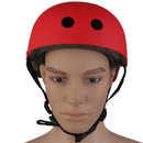 Bike Cycling Scooter Ski Skate Skateboard Protector Helmet -Frosted Red L