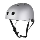Bike Cycling Scooter Ski Skate Skateboard Protector Helmet -Frosted Silver S