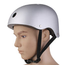 Bike Cycling Scooter Ski Skate Skateboard Protector Helmet -Frosted Silver M