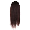 Real Hair Salon Hairdressing Styling Practice Head Mannequin 16'' w/ Holder